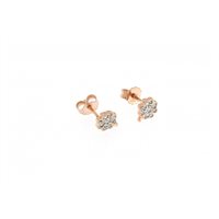 Orecchini Rue des Mille Donna Stardust Double in Argento ORZ W LOB MIC QUAD - ORZ W LOB MIC QUAD